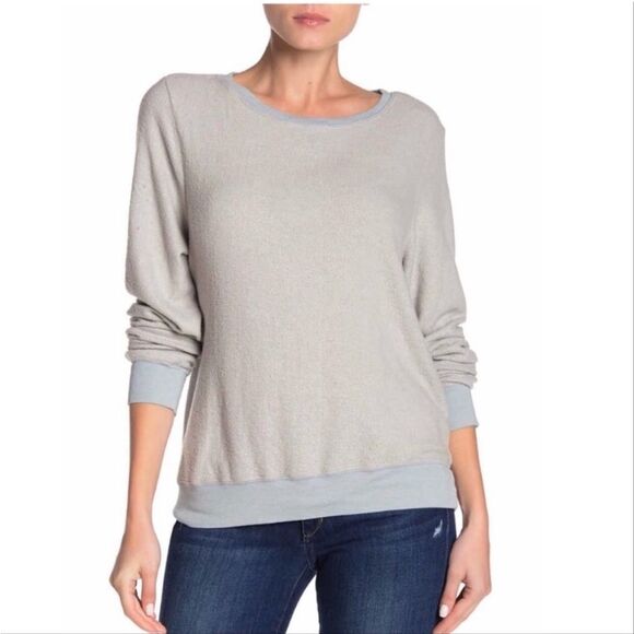 Wildfox Grey Baggy Beach Sweater Size Small NWT - Picture 1 of 7